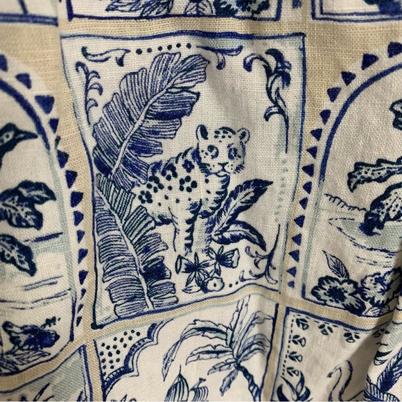 C&C California Women’s 100% Linen Relaxed Wide Leg Pant Women’s M Boho Pockets - Picture 14 of 14